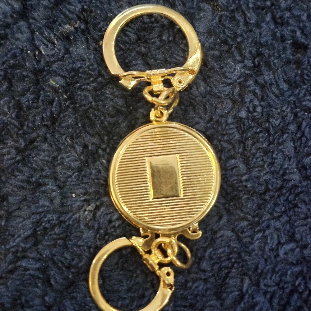 Vintage Utah Gold Tone Decorative Keychain Set -